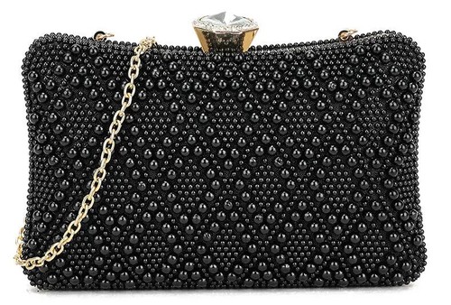 New womens diamante clutch - clutch, bag