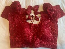 Blouse :  Indian Lahariya Georgette Sequence multi Designer Saree Blouse 1e