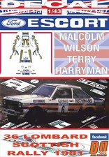 DECAL FORD ESCORT RS 1800 MK