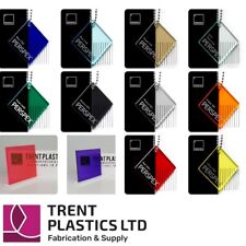 Tinted Colour Perspex Acrylic Plastic Sheet Cut to Size Window Transparent Glass