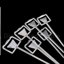 Clear Cardettes Display Flower Card Holders Florist Bouquet 23cm UK