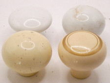 Four Vintage porcelain mortice