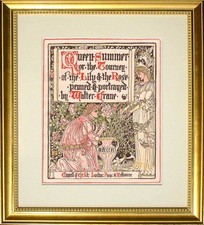 Walter Crane "Queen-Summer"