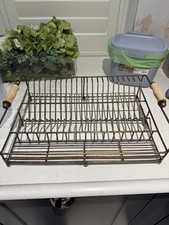 Dish Drying Rack, Rustic Dish Rack Dish Rack for Kitchen Counter