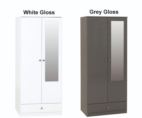 Denver white gloss - gloss, bedroom