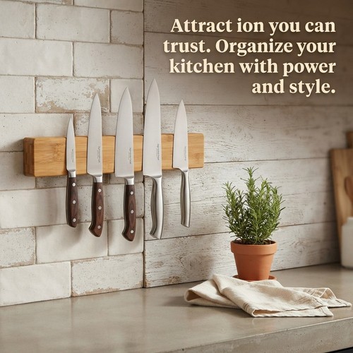 40cm bamboo magnetic knife - bamboo,