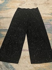 Velvet Sequin Wide Leg Trouser
