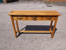 Laura Ashley 'Milton' Oak 4 Drawer Console Table   