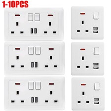 1-10x Double Wall Plug Socket