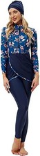 Womens Muslim Burkini Swimsuit