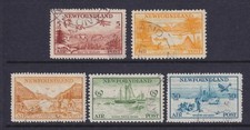 Newfoundland 1933 air set - newfoundland,