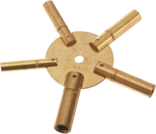 Vintage brass clock - vintage,