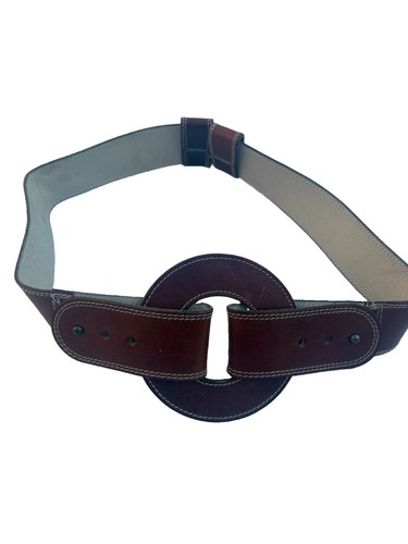 Vintage wide brown leather - brown,
