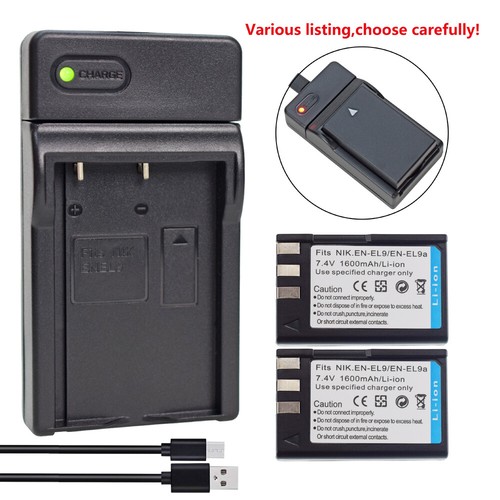El9 battery charger for - en-el9,