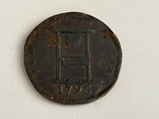 1795 London Halfpenny Token The Filtering Stone Ware House For Purifying Water