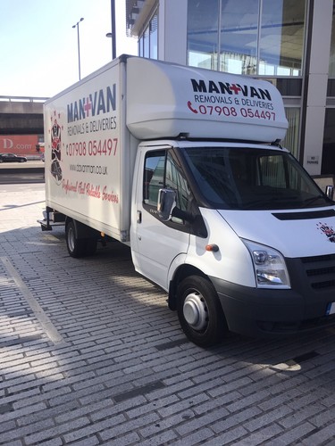 Man and van removals - man, bike