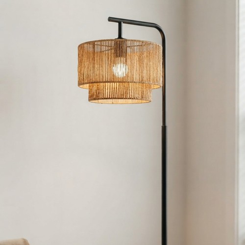 Elegant vintage rattan floor - vintage,