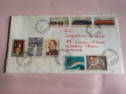 Austria 1977 postal cover - 1977, to