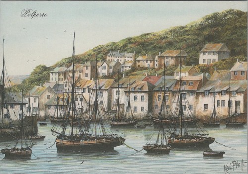 Cornwall postcard polperro - -,