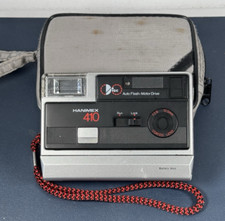 Hanimex 410 Disc Camera Motor Drive Auto Flash Lens (Rare) Lights Up Untested.