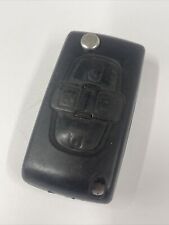 GENUINE CITROEN 4 BUTTON REMOTE FLIP KEY FOB C4 PICASSO ETC, TESTED & WORKING