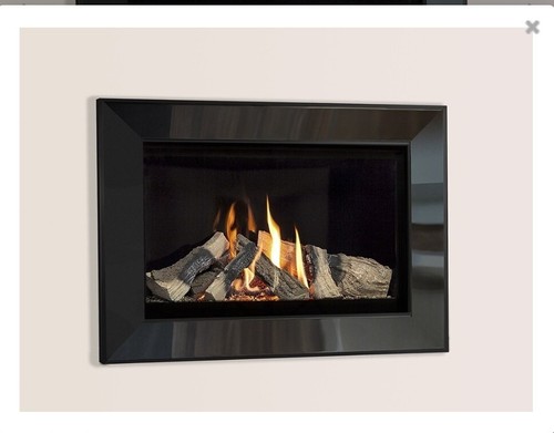 Gas fire wall inset - ,