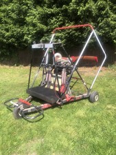 Microlight Aircraft, Powerchute Aircraft With Trailer And Helmets Twin Seat