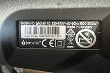 GHD Jemella Air 1.0 Black Hair
