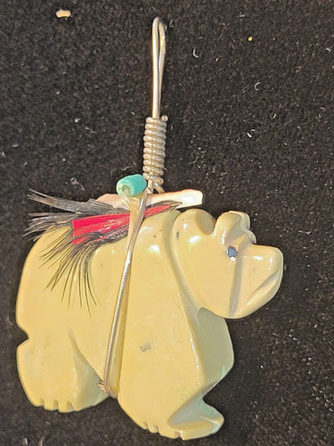 Vintage dolomite bear fetish - ?,