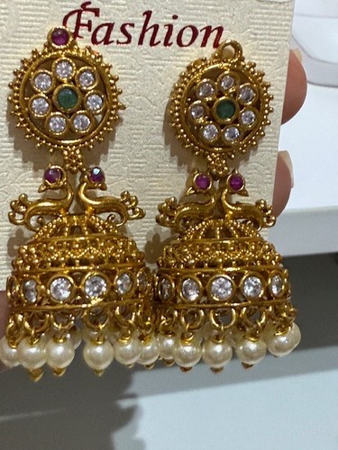 Small premium jhumka - small,