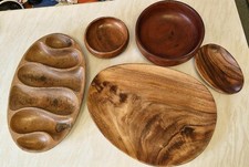 5 Vintage Wooden Handmade