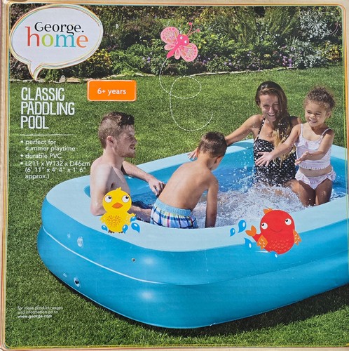 Inflatable paddling pool - paddling,