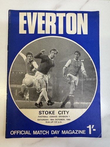 Everton stoke city 1969 - v,