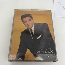 Set of 4 ELVIS PRESLEY Drinks Coasters - Half Moon Bay x 2 sets. 