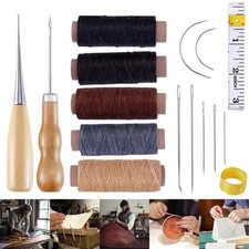 16PCS Repair Sewing Needles Kit For Canvas Upholstery Leather Carpet Heavy Duty