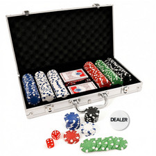 300 piece poker set with - piece,