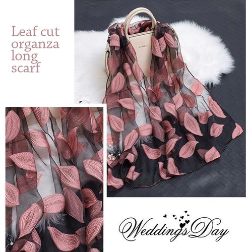 Organza gauze silk scarf soft - silk,