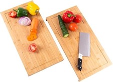 Set of 2 Bamboo Chopping