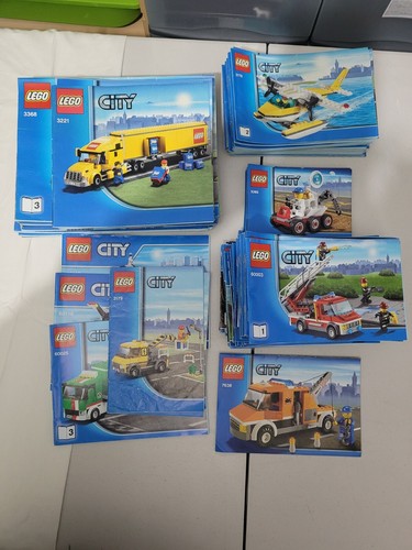 Lego city instruction manuals - lego,