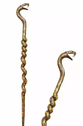Wooden walking stick - , hand