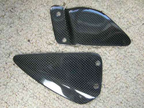 Carbon fibre heel - carbon,