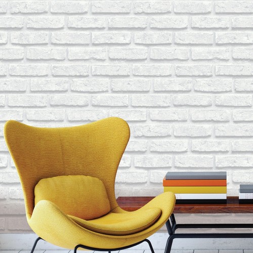 White brick effect - effect, wallpaper
