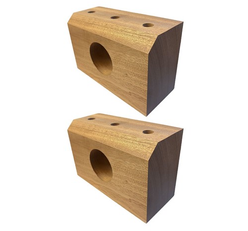 Pair twose wooden bearing - of,