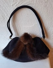 Stunning 1940s Leather & Mink