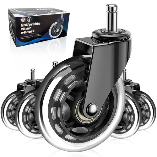 Office chair wheels set 5 - office, wheels,