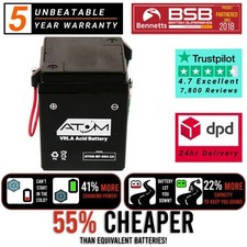 6N4-2A Atom AGM Motorcycle Battery 6V for Honda XL 500 1979-1982