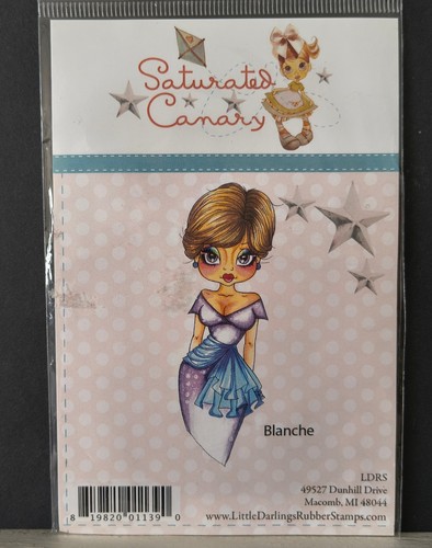 Saturated canary stamp - set,