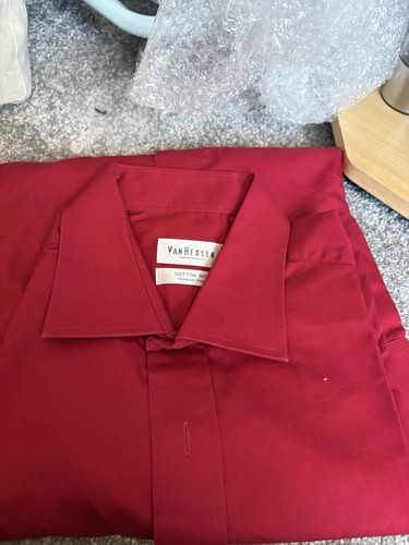 Van heusen men red button - men's,