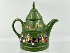 Vintage Wade Collectable China Christmas Tree English Life Teapot 6”