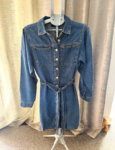 Blue denim shirt - f&f,